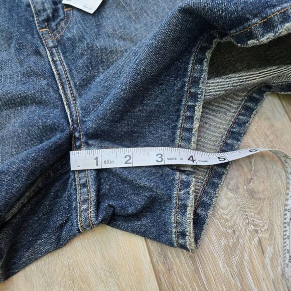 Calvin Klein Jean Shorts high waist rigid short antique size 16 - Picture 10 of 16